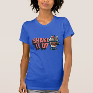 Camiseta Agite-O Com Chocolate Milkshake Pun