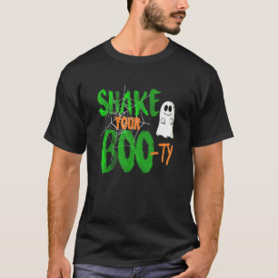 Camiseta Agite seu Dia de as Bruxas engraçado Fantasma de 