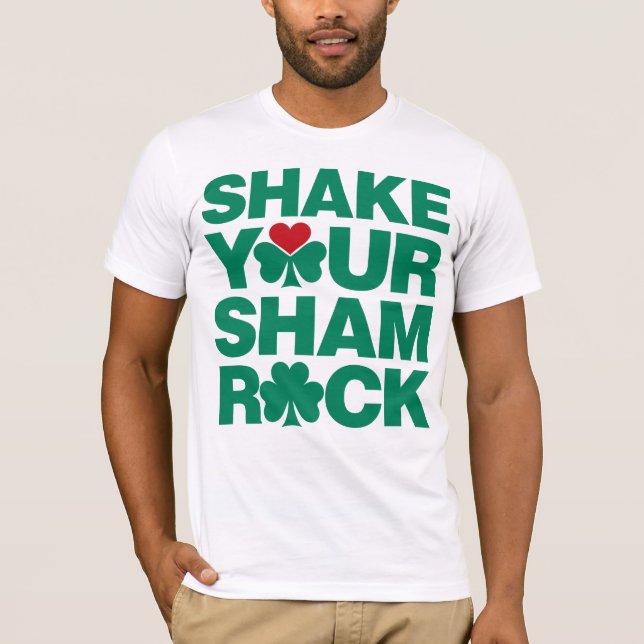 Camiseta Agite seu trevo - verde (Frente)