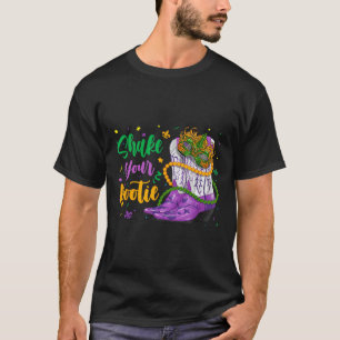 Camiseta Agite Sua Bota Mardi Gras Boot Girl Mulher