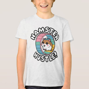 Camiseta Agito do Hamster Exercício Fofo