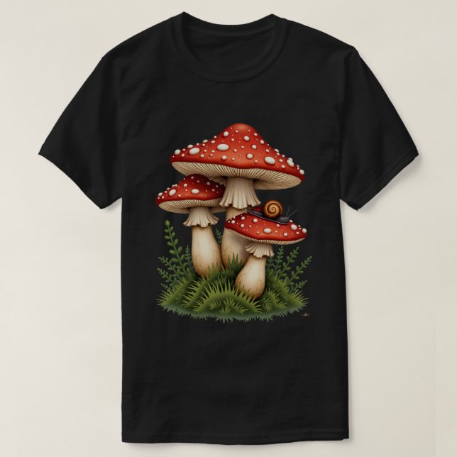 Camiseta Aglomerado de Cogumelos Venenosos (Frente do Design)