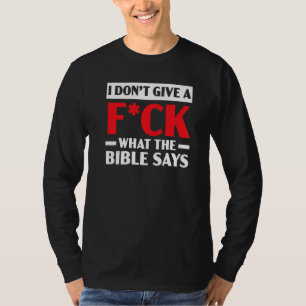 Camiseta Agnosticismo Ateísmo Anti-Religião Diabo Agnóstico
