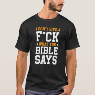 Camiseta Agnosticismo Ateísmo Anti-Religião Diabo Agnóstico