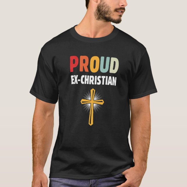Camiseta Agnóstico Ex-Apatheista Cristão Não Religioso (Frente)