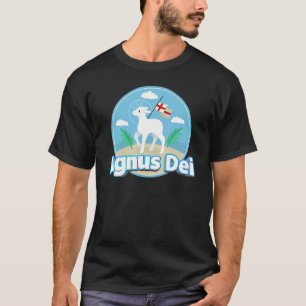 Camiseta Agnus Dei Cordeiro Deus Missa Latina Tradicional C