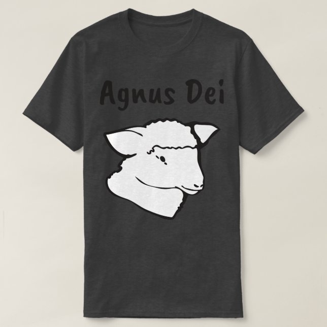 Camiseta Agnus Dei Deus Cristo Lamb (Frente do Design)