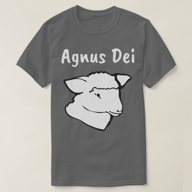 Camiseta Agnus Dei Lamb de Deus Cristo (Frente do Design)