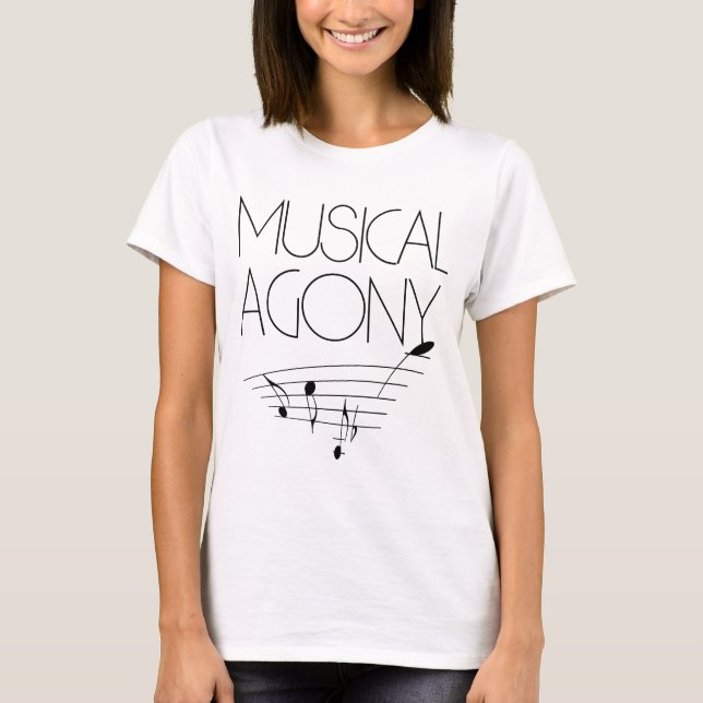 Camiseta Agonia musical (Frente)