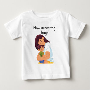 Camiseta Agora aceitando abraços