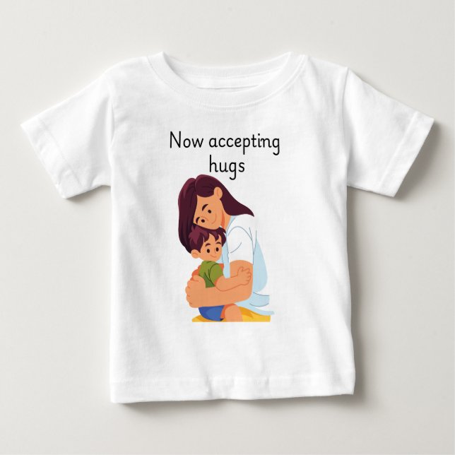 Camiseta Agora aceitando abraços  (Frente)