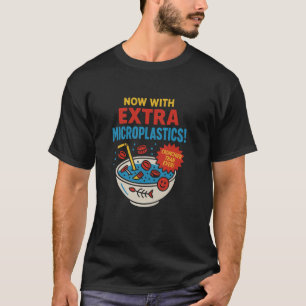 Camiseta Agora Com Paródia De Microplásticos Extras