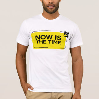 Camiseta Agora É O Tipografo Motivacional Amarelo-Escuro