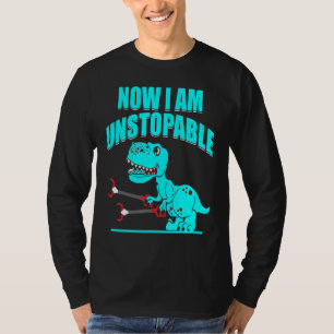 Camiseta Agora Eu Sou Ilimitada A Rex Pequeno Dinossauro