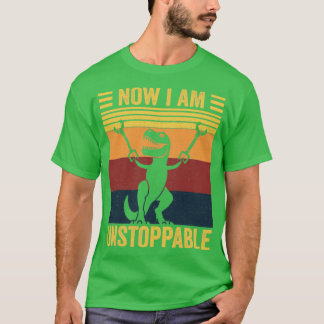 Camiseta Agora, Eu Sou Ilimitada Estilo Retroativo TRex Din