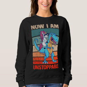 Camiseta Agora Eu Sou Implacável T Rex Dinossaur Dino Tyran