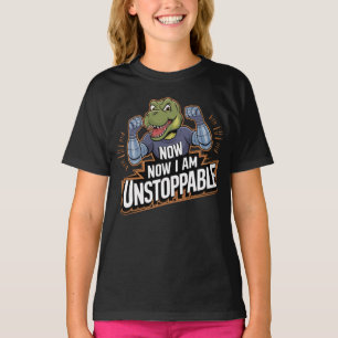 Camiseta Agora Eu Sou Incessível Dinossauro Tex Dino