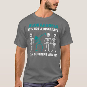Camiseta Agorafobia Sensibilização Não É Uma Deficiência É
