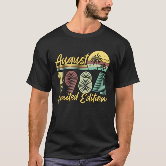 Camiseta Agosto de 1984 U2013 Parabéns 1 (Frente)