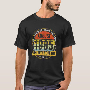Camiseta Agosto De 1985 38 Anos De Incrível