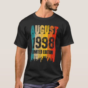 Camiseta Agosto De 1998 25 Anos De Esforço 1