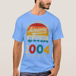 Camiseta Agosto De 2004 Aniversário 18 Anos De Esforço Vi