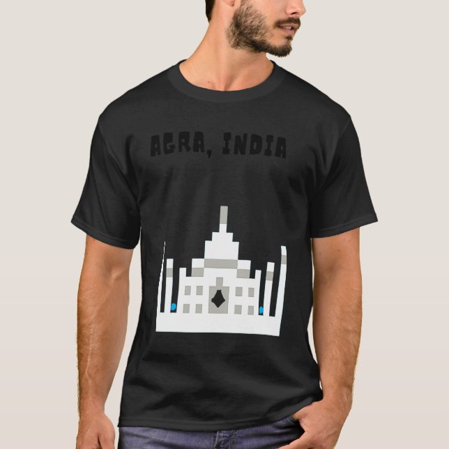 Camiseta Agra, India the beautiful Taj Mahal (Frente)