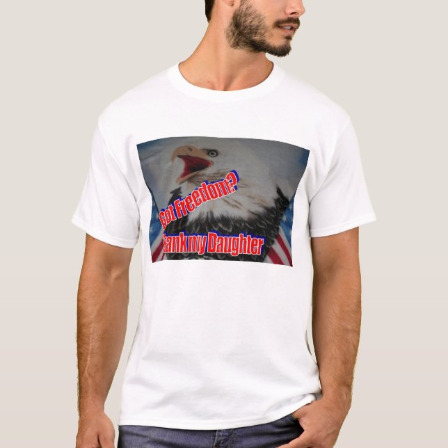 Camiseta Agradeça a minha filha (Frente)