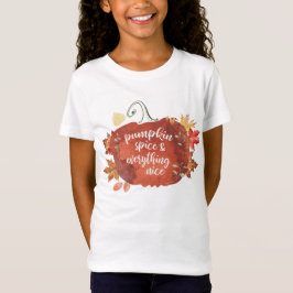 Camiseta Agradeça ao Pumpkin Spice & Everything Nice Dia de