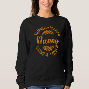 Camiseta Agradecida Abençoada E Meio Desorganizada Babá Dia