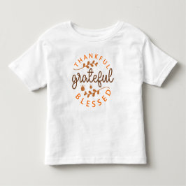 Camiseta Agradecido Abençoado Dia de Ação de Graças Abóbora