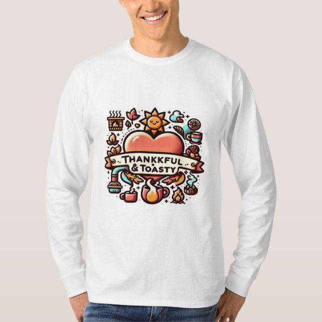 Camiseta Agradecido e desagradável (Frente)