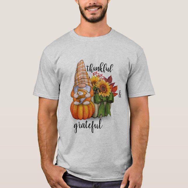 Camiseta Agradecido e grato (Frente)