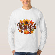 Camiseta Agradecido & Grato – Agradável Outono