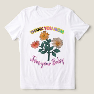 Camiseta Agradecimento personalizado e customizado à Mãe em
