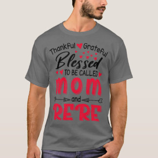 Camiseta Agradeço A Abençoada Aposta Ser Chamada Mãe E Rer