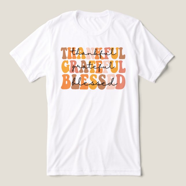 Camiseta Agradeço a sua benção (Design frontal)