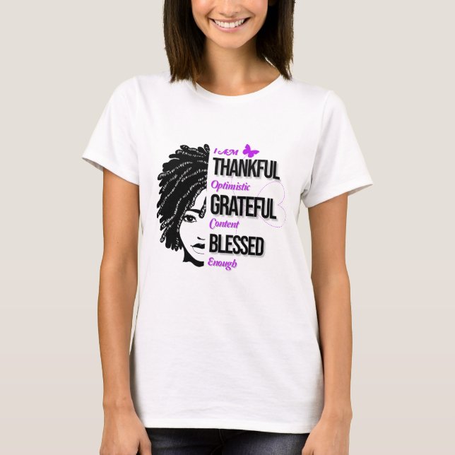 Camiseta Agradeço a sua benção (Frente)
