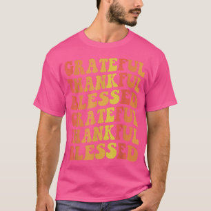 Camiseta Agradeço ao Feliz Vintage Retro Thankgate