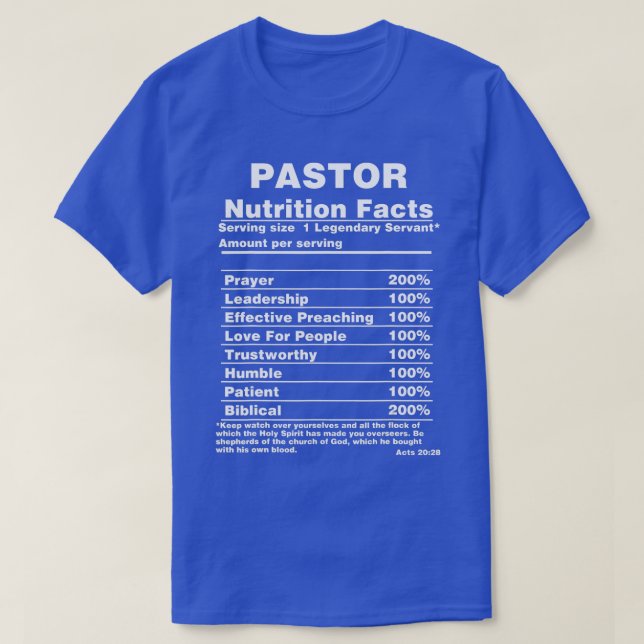 Camiseta Agradeço ao pastor da Igreja Engraçada pelos Homen (Frente do Design)