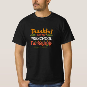Camiseta Agradeço Aos Meus Perus Da Pré-Escola