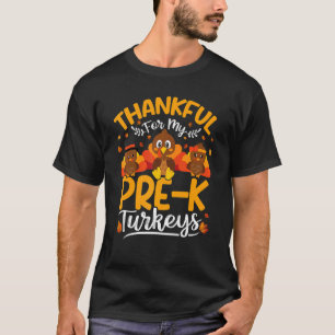 Camiseta Agradeço Aos Meus Perus Pré K Antes Dos Obrigados 