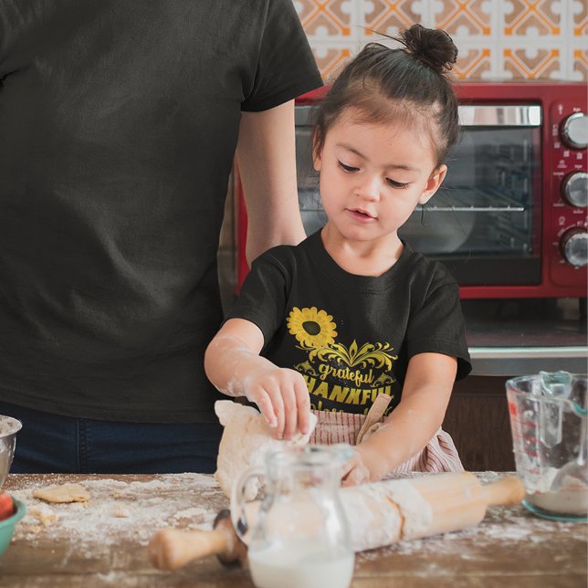 Camiseta Agradeço, Bênção, Girassol (Criador carregado)