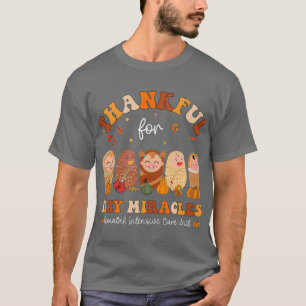 Camiseta Agradeço pelos pequenos milagres Neonatal Thankspo
