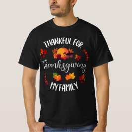 Camiseta Agradeço Por Minha Família Correspondendo Ação De