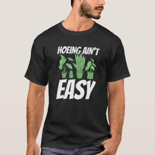 Camiseta Agricultor Cavando Não é Fácil  Jardim Plantas Jar