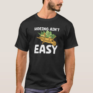 Camiseta Agricultor Cavando Não é Fácil Jardim Plantas Jar