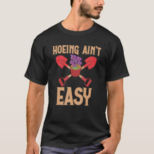 Camiseta Agricultor Cavando Não é Fácil Plantas de Jardina