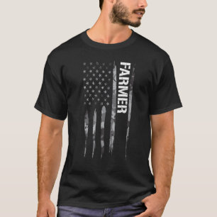 Camiseta Agricultor da Bandeira Americana Ditos da Bandei