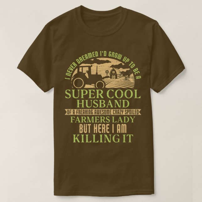 Camiseta Agricultor de Fazendas (Frente do Design)